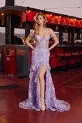 Elegant Beaded Embellished A-Line Long Formal Prom Evening Gown NXG1916