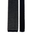 Mottled Navy Blue Silk Knitted Tie Potomac Tie Company