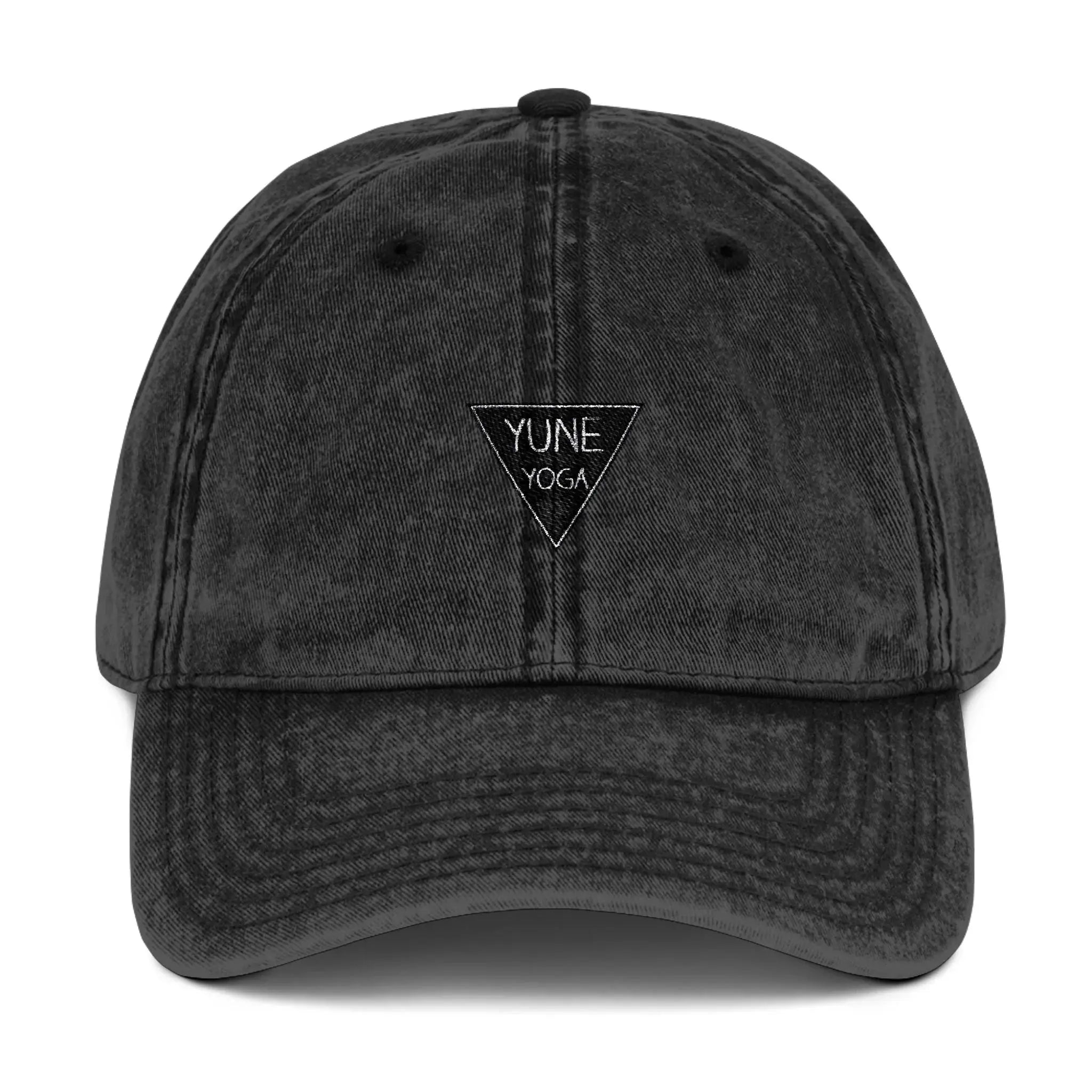Embroidered Vintage Yoga Cap – 100% Organic Cotton Hat by Yune Yoga Yune Yoga