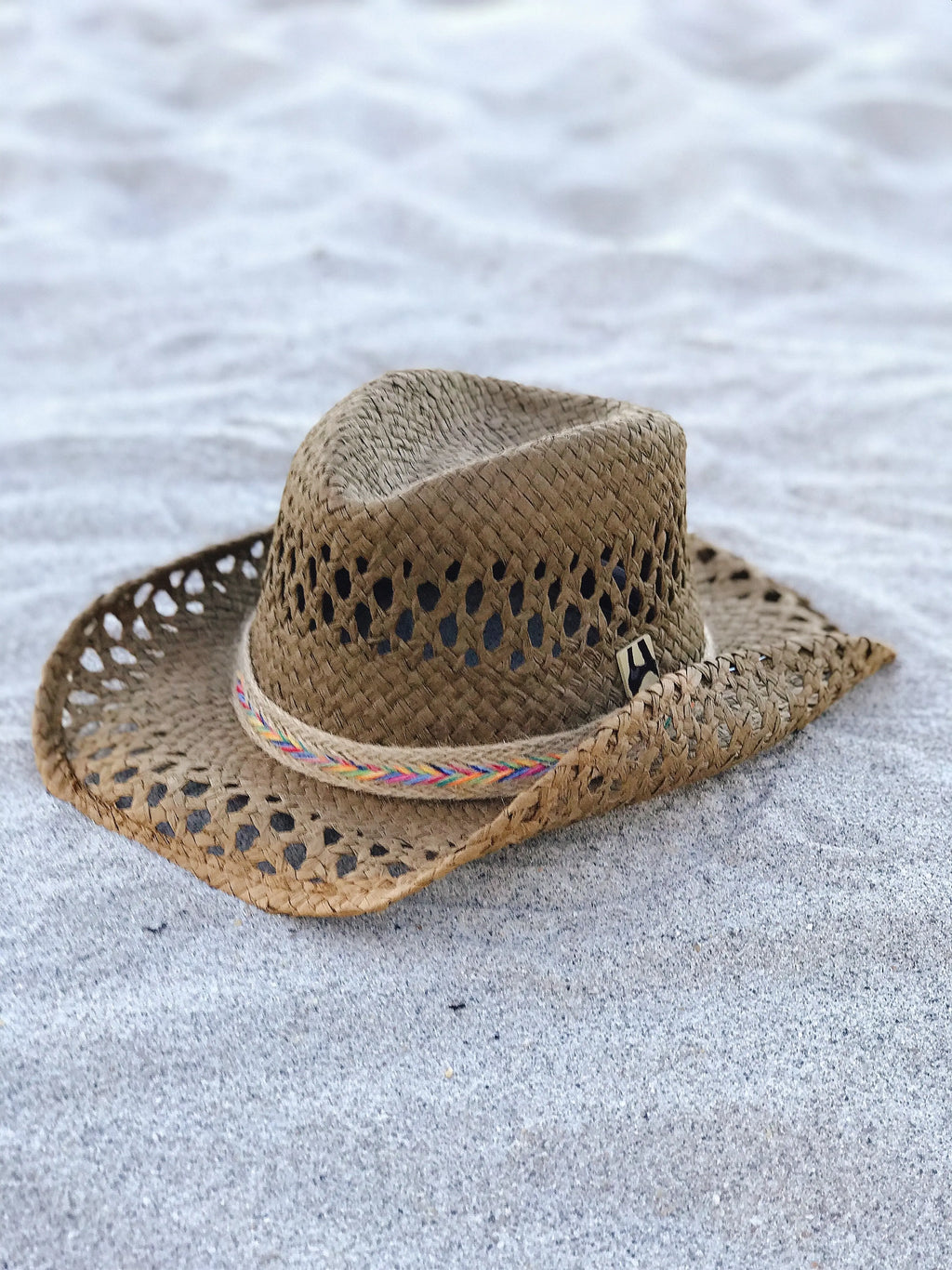 ‘Chocolate Cowboy’ Brown Soft Straw Cowboy Hat Valorie Di Mare