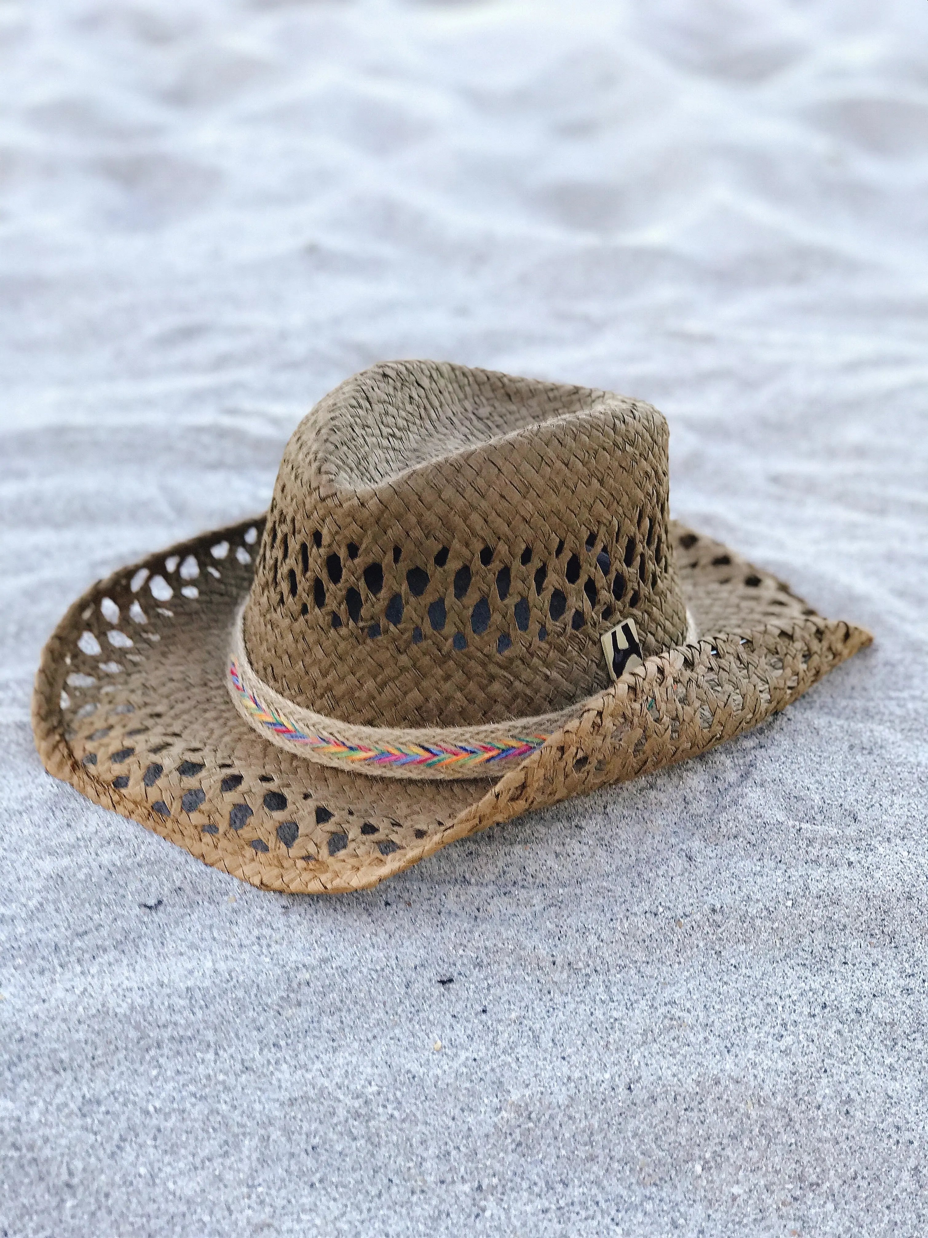 ‘Chocolate Cowboy’ Brown Soft Straw Cowboy Hat Valorie Di Mare
