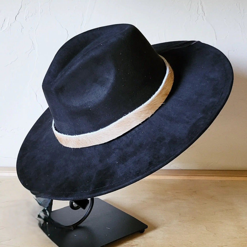 Tan Hair-on-Hide Leather Hat Band Only 951e The Jewelry Junkie