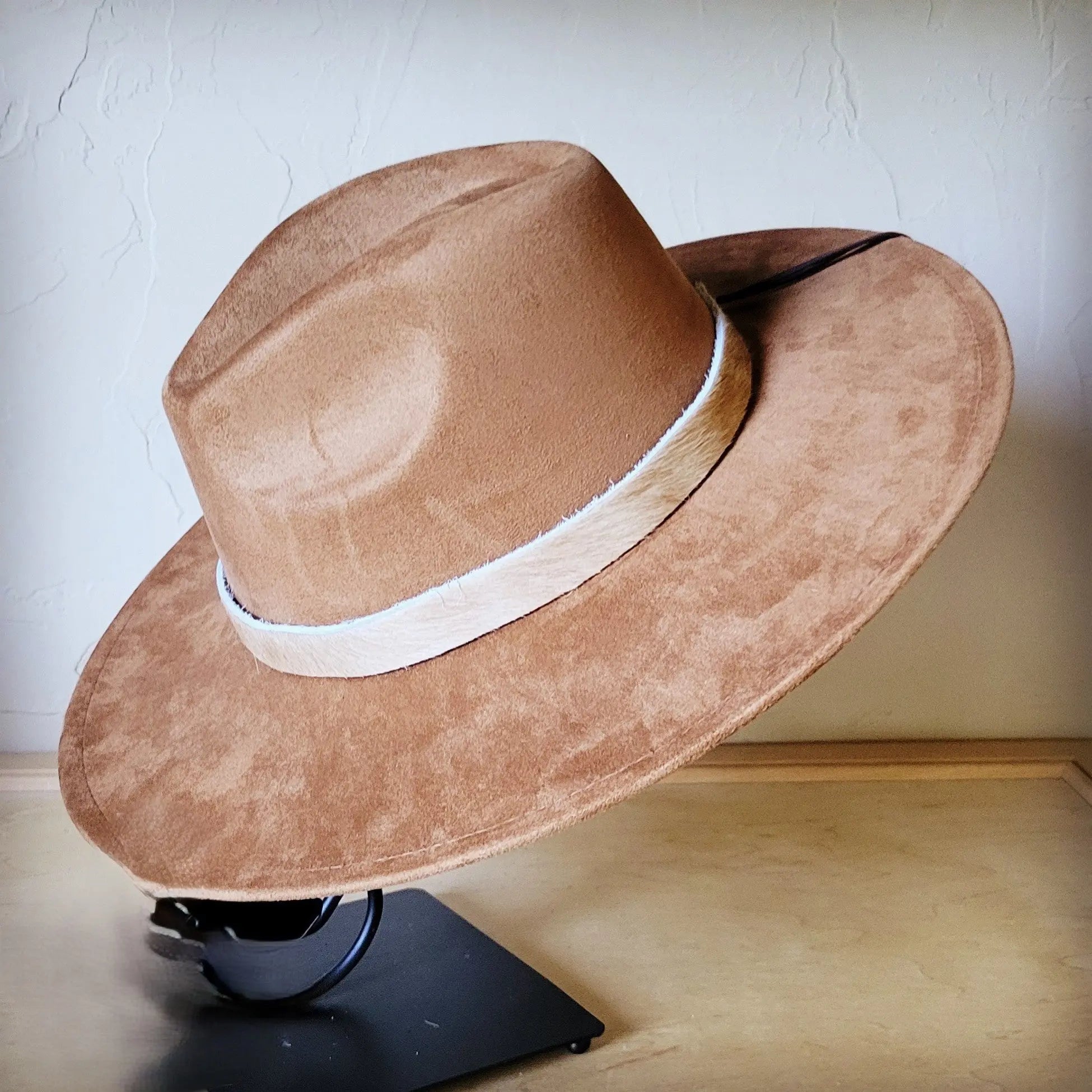 Tan Hair-on-Hide Leather Hat Band Only 951e The Jewelry Junkie