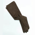 SUEDE OPERA LENGTH LEATHER GLOVES (19")- FLINT PORTOLANO LADIES