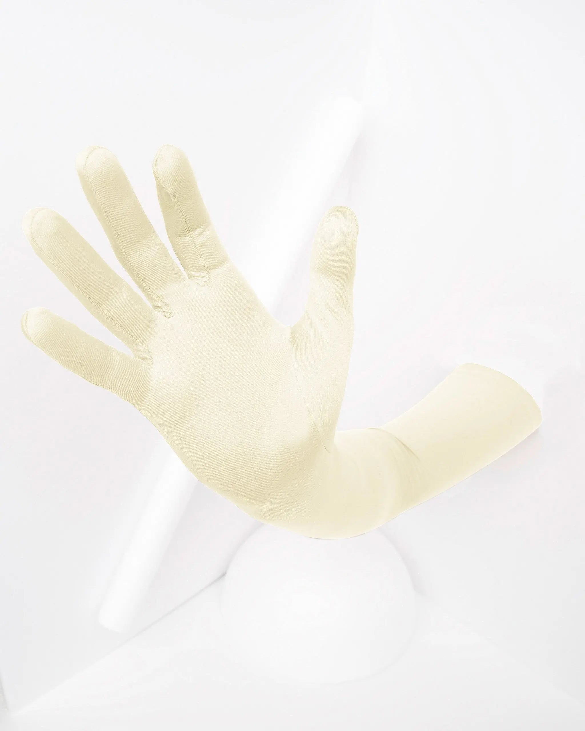 Shoulder Gloves - Ivory Splash Colors