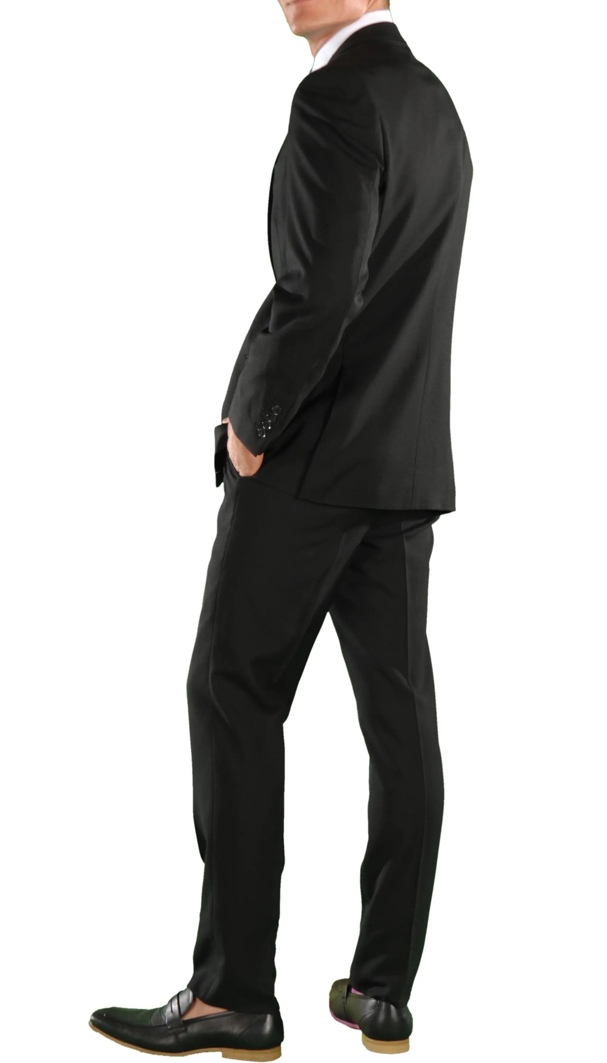 Ford Black Regular Fit 2 Piece Suit-2