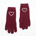 GLOVES WITH HEART PORTOLANO LADIES