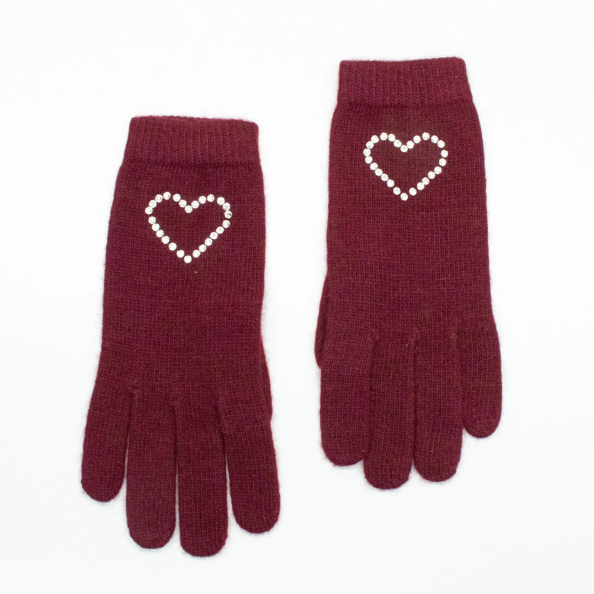 GLOVES WITH HEART PORTOLANO LADIES