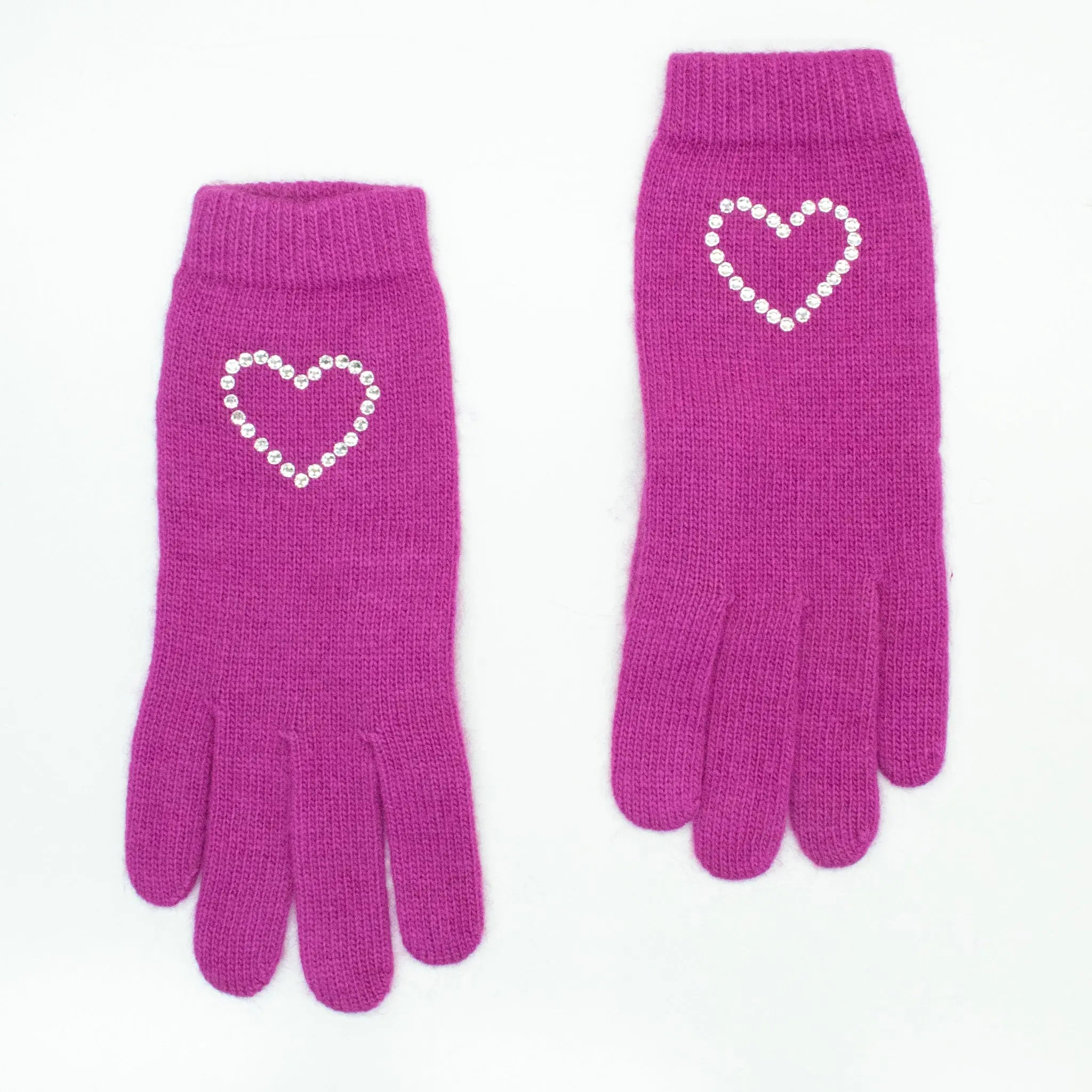 GLOVES WITH HEART PORTOLANO LADIES