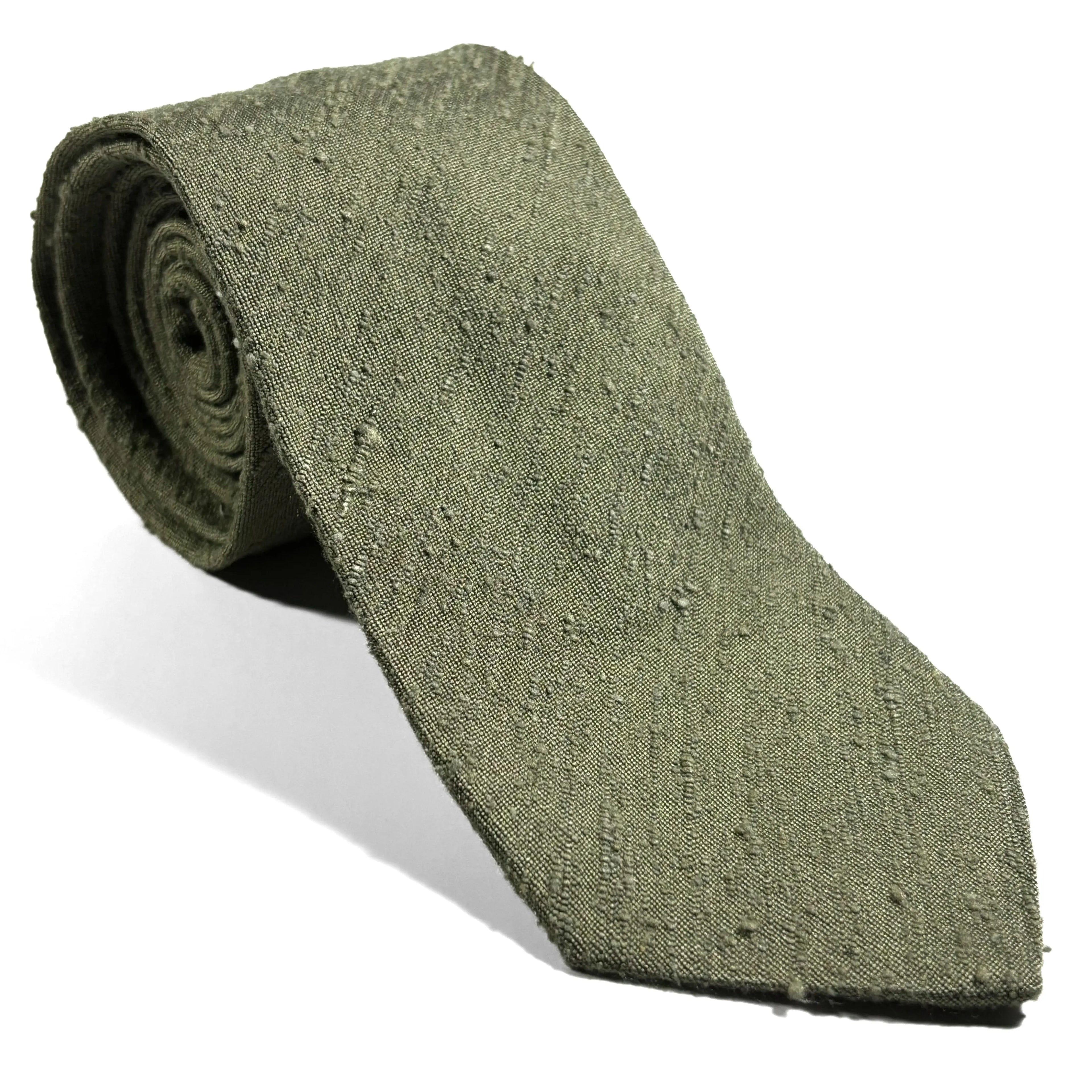 Sage Green Silk Shantung Tie Potomac Tie Company