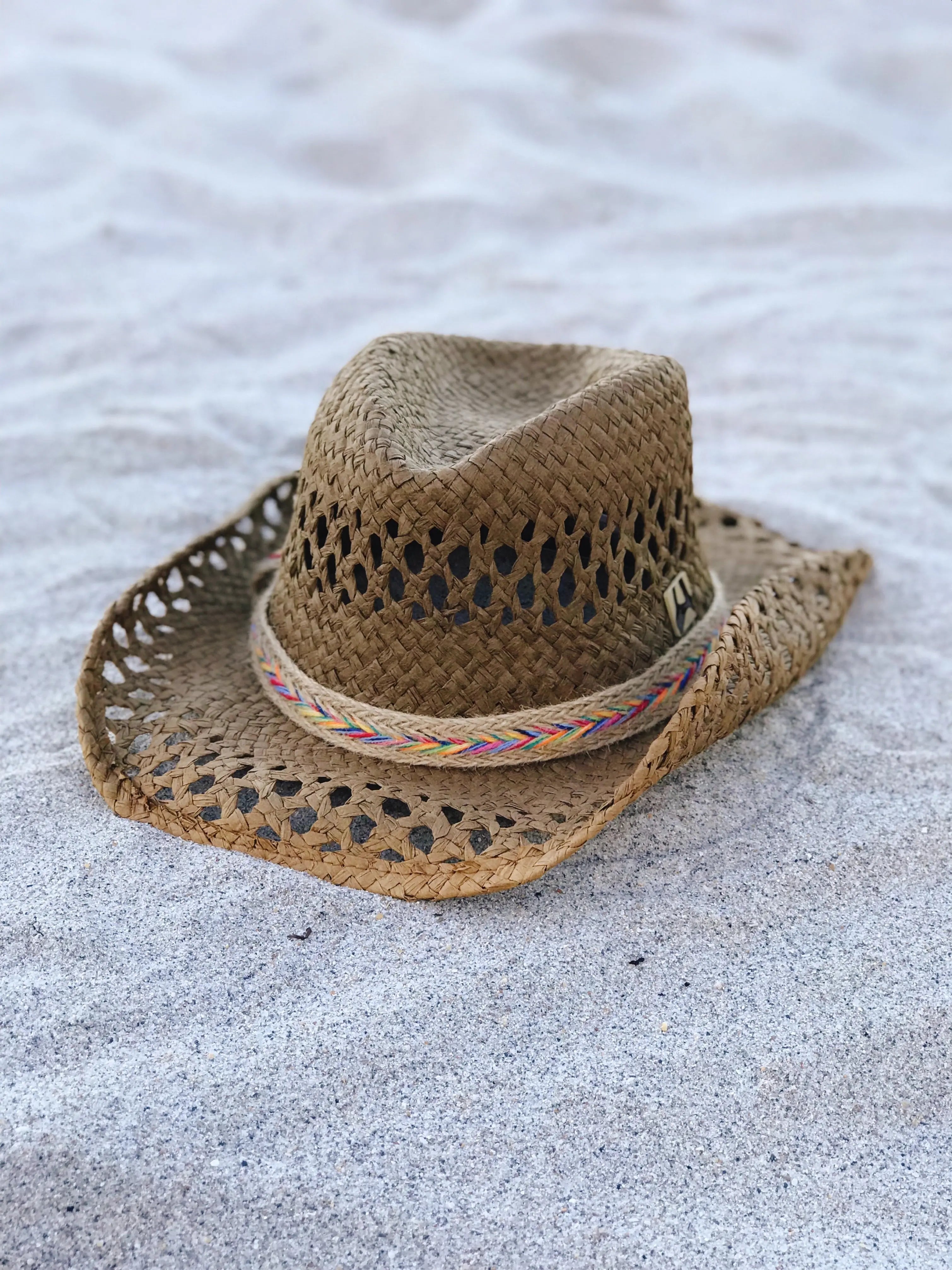 ‘Chocolate Cowboy’ Brown Soft Straw Cowboy Hat Valorie Di Mare