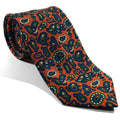 Orange Paisley Ancient Madder Silk Tie Potomac Tie Company