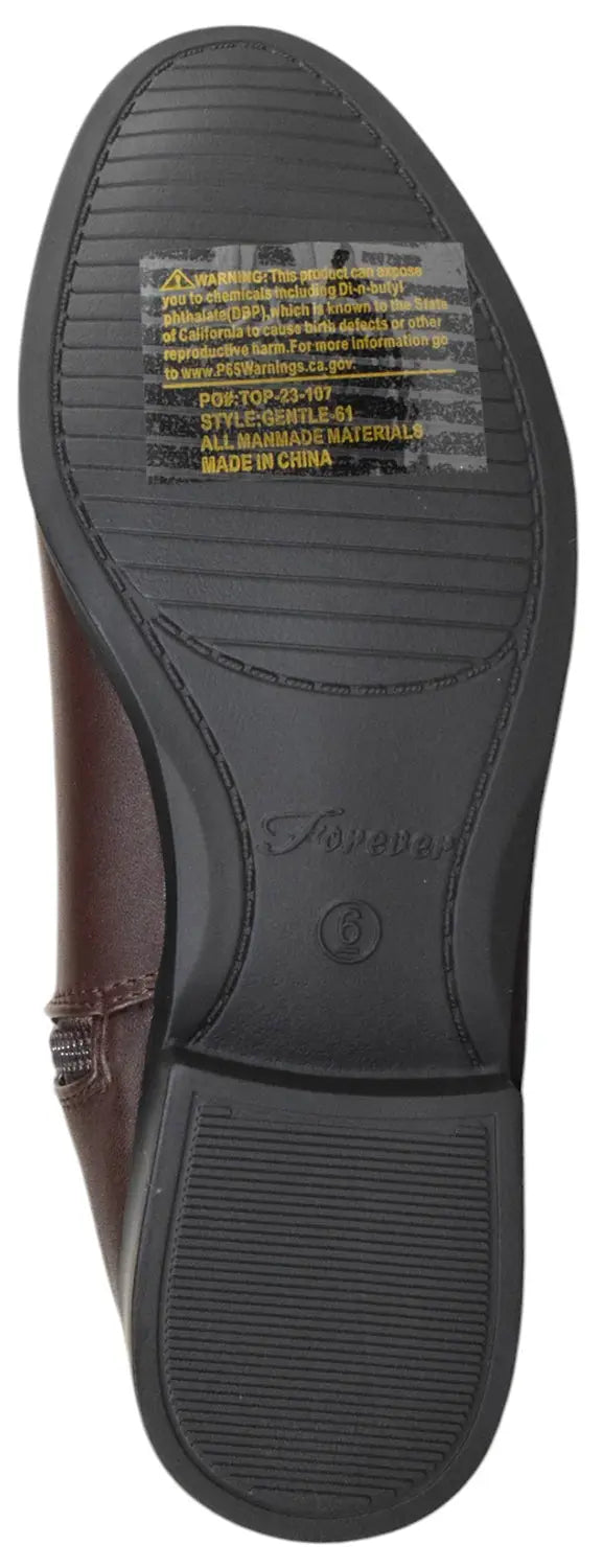 GENTLE-61 Brown PU Forever Forever