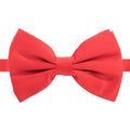 Axis Red Adjustable Satin Bowtie FERRECCI