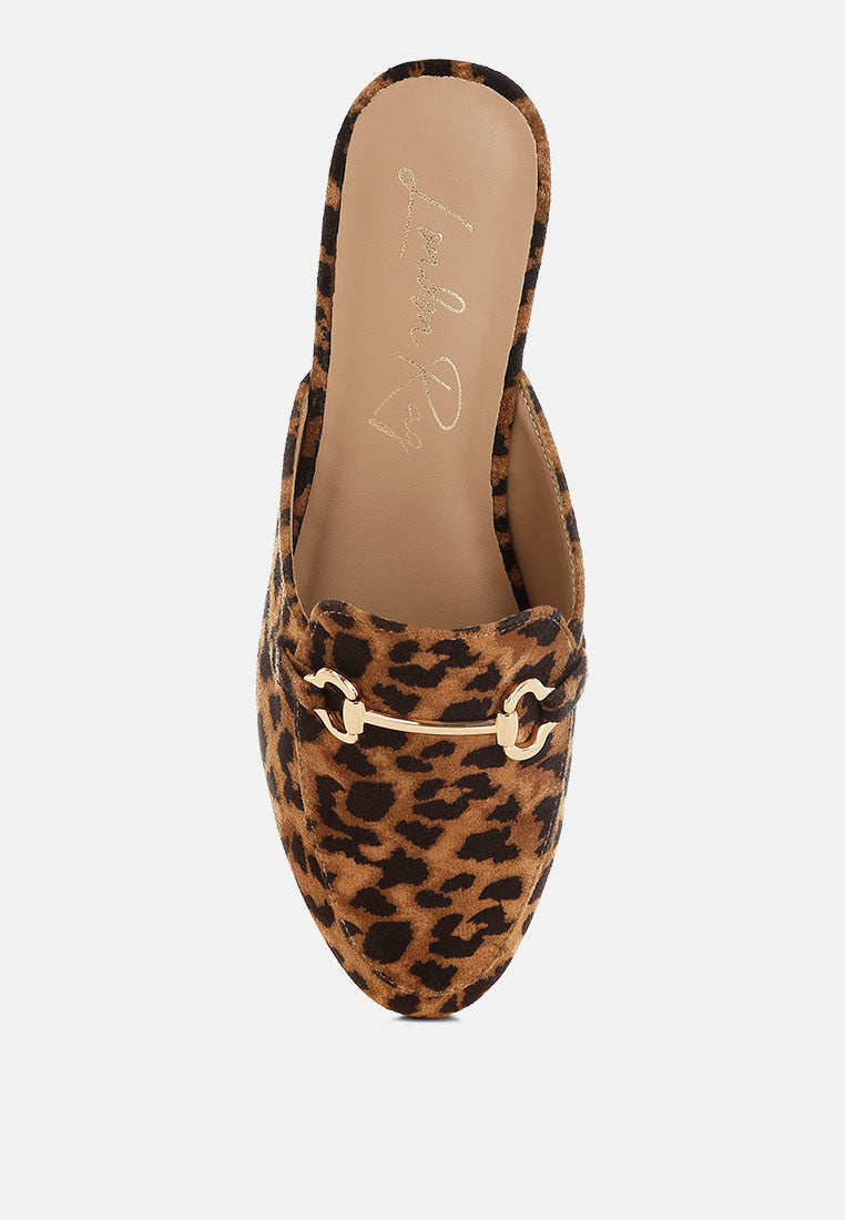 Alpine Horsebit Detail Mules