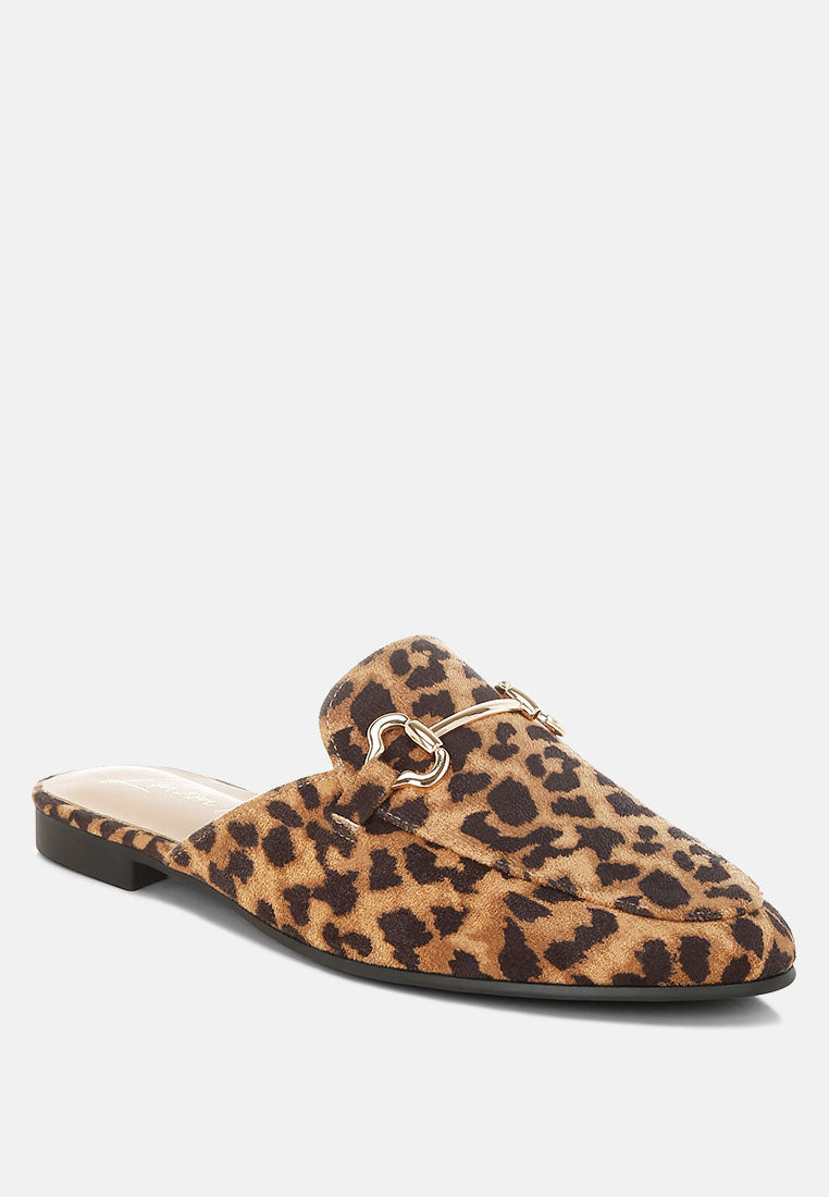Alpine Horsebit Detail Mules