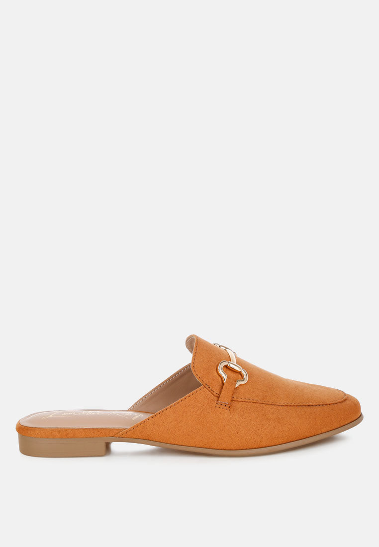 Alpine Horsebit Detail Mules