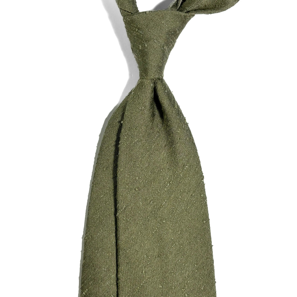 Sage Green Silk Shantung Tie Potomac Tie Company