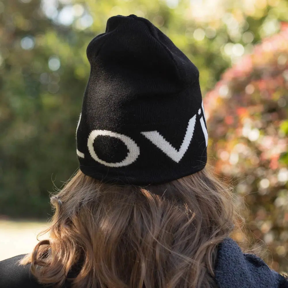 BIG LOViE JACQUARD INTENTIONS BEANIE | BLACK BIG LOViE