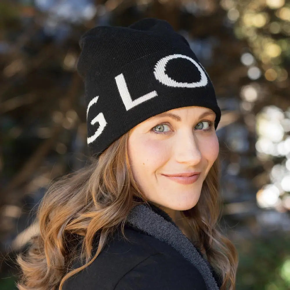 BIG LOViE JACQUARD INTENTIONS BEANIE | BLACK BIG LOViE
