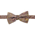 Luxury Paisley Tapestry Lavender Bow Tie FERRECCI