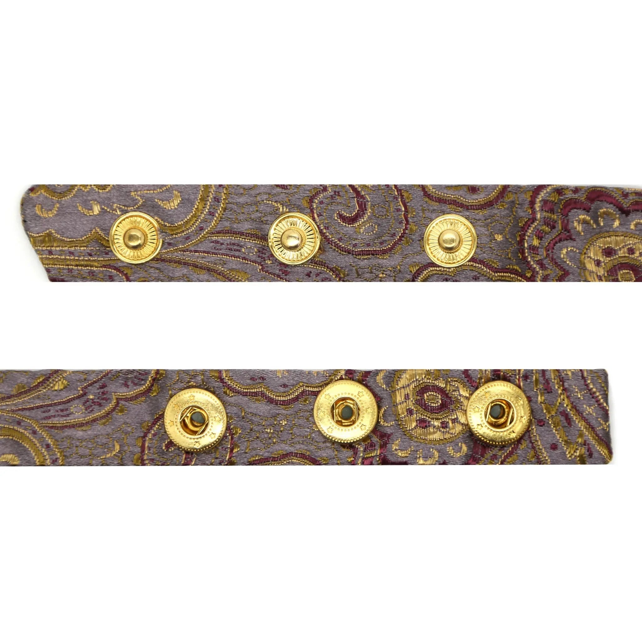 Luxury Paisley Tapestry Lavender Bow Tie FERRECCI