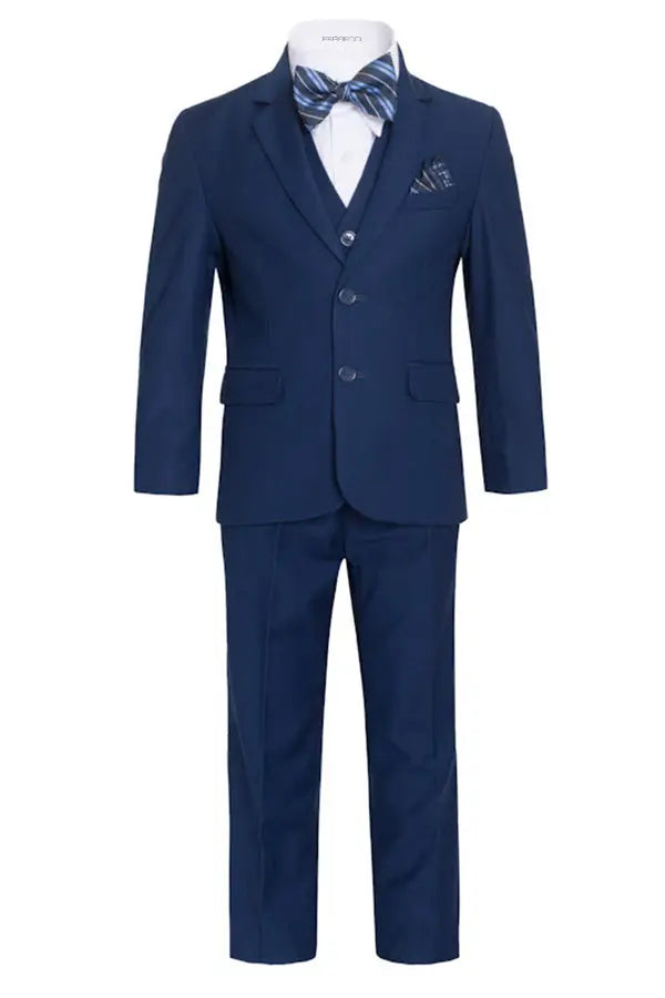 Ferrecci Boys JAX JR 5pc Suit Set Navy Ferrecci