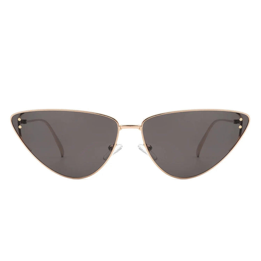 Windflow - Retro Tinted Flat Lens Fashion Cat Eye Sunglasses Cramilo Eyewear