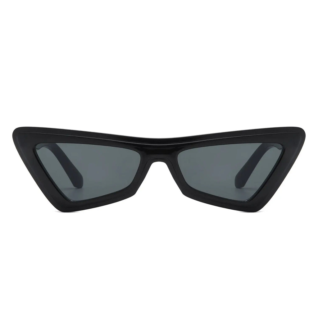 Sublar - Retro Triangle Fashion Colorful Cat Eye Women Sunglasses Cramilo Eyewear