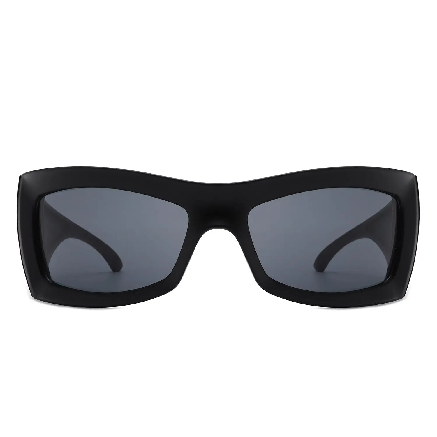 Skytalon - Retro Square Chunky Wrap Around Sunglasses Cramilo Eyewear