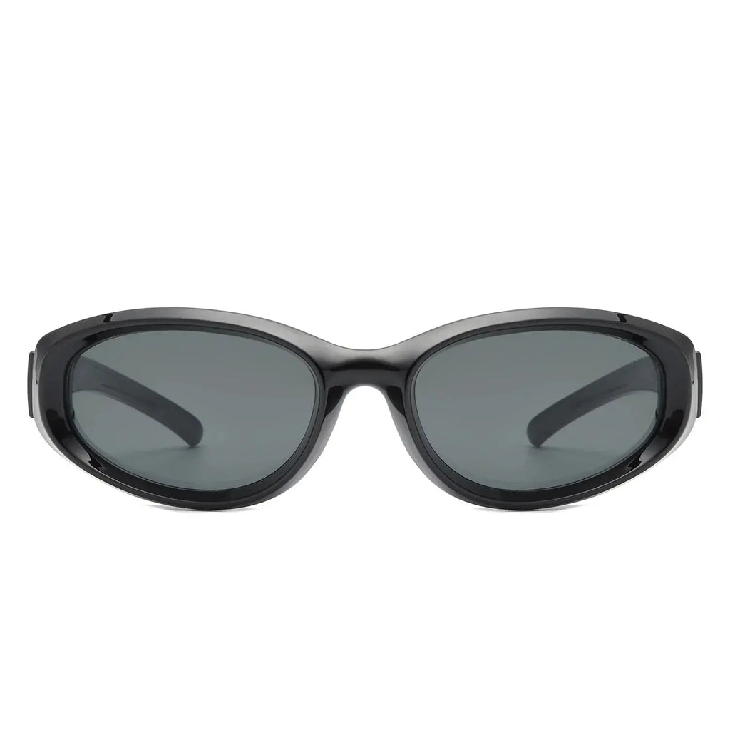Nudge - Rectangle Retro Chic Oval Fashion Sunglasses Cramilo Eyewear - Stylish & Trendy Eyewear