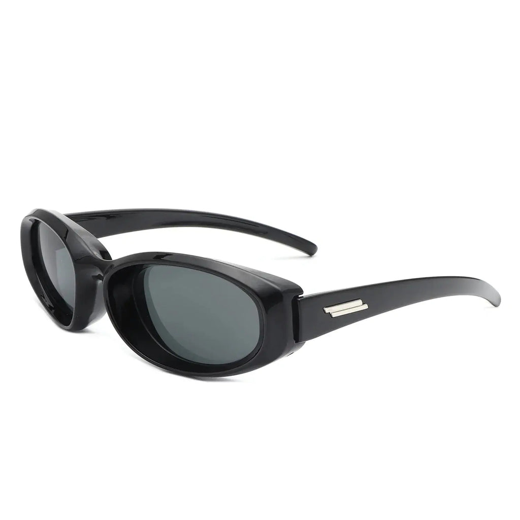 Nudge - Rectangle Retro Chic Oval Fashion Sunglasses Cramilo Eyewear - Stylish & Trendy Eyewear