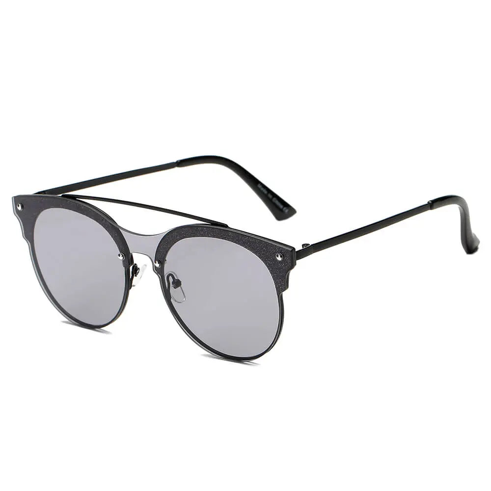 ENDICOTT | Round Circle Brow-Bar Tinted Lens Sunglasses Cramilo Eyewear