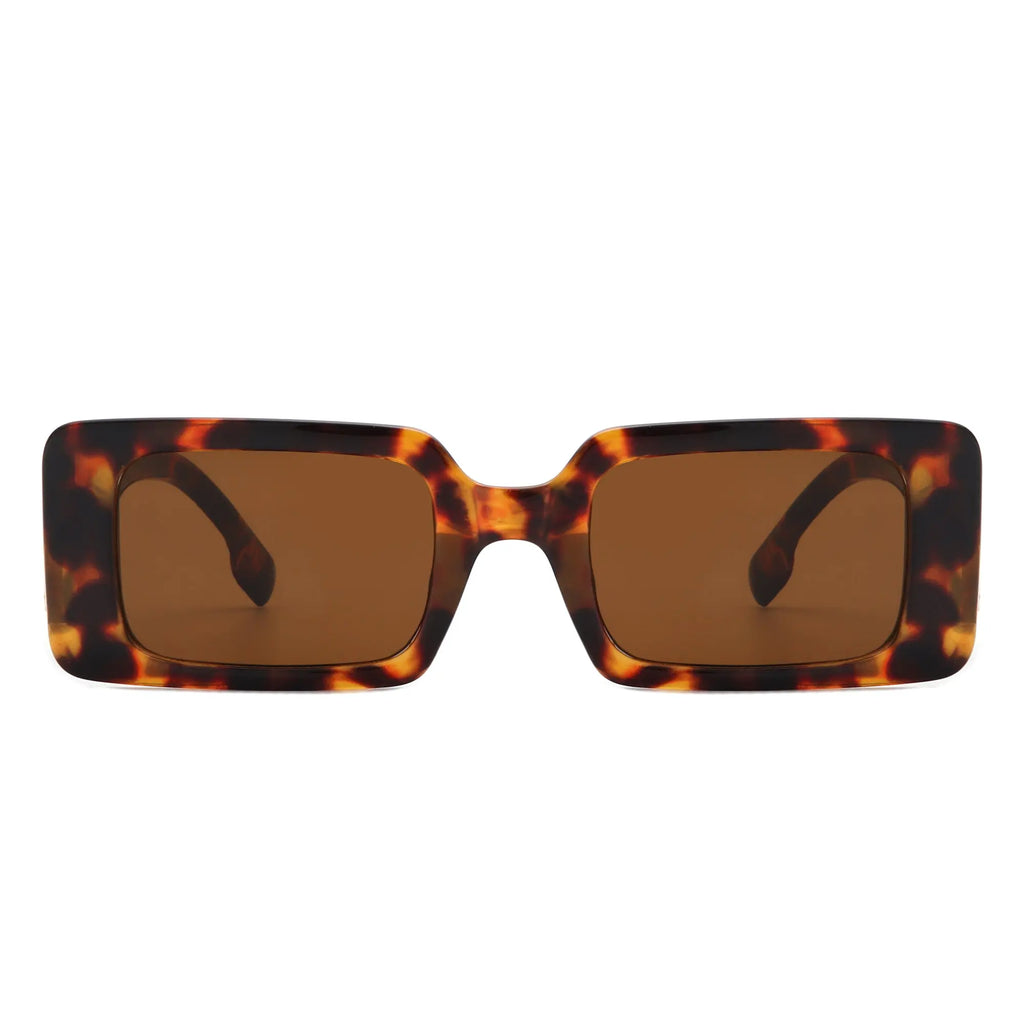 Kaelith - Retro Square Thick Frame Women's Fashion Sunglasses Cramilo Eyewear - Stylish & Trendy Eyewear