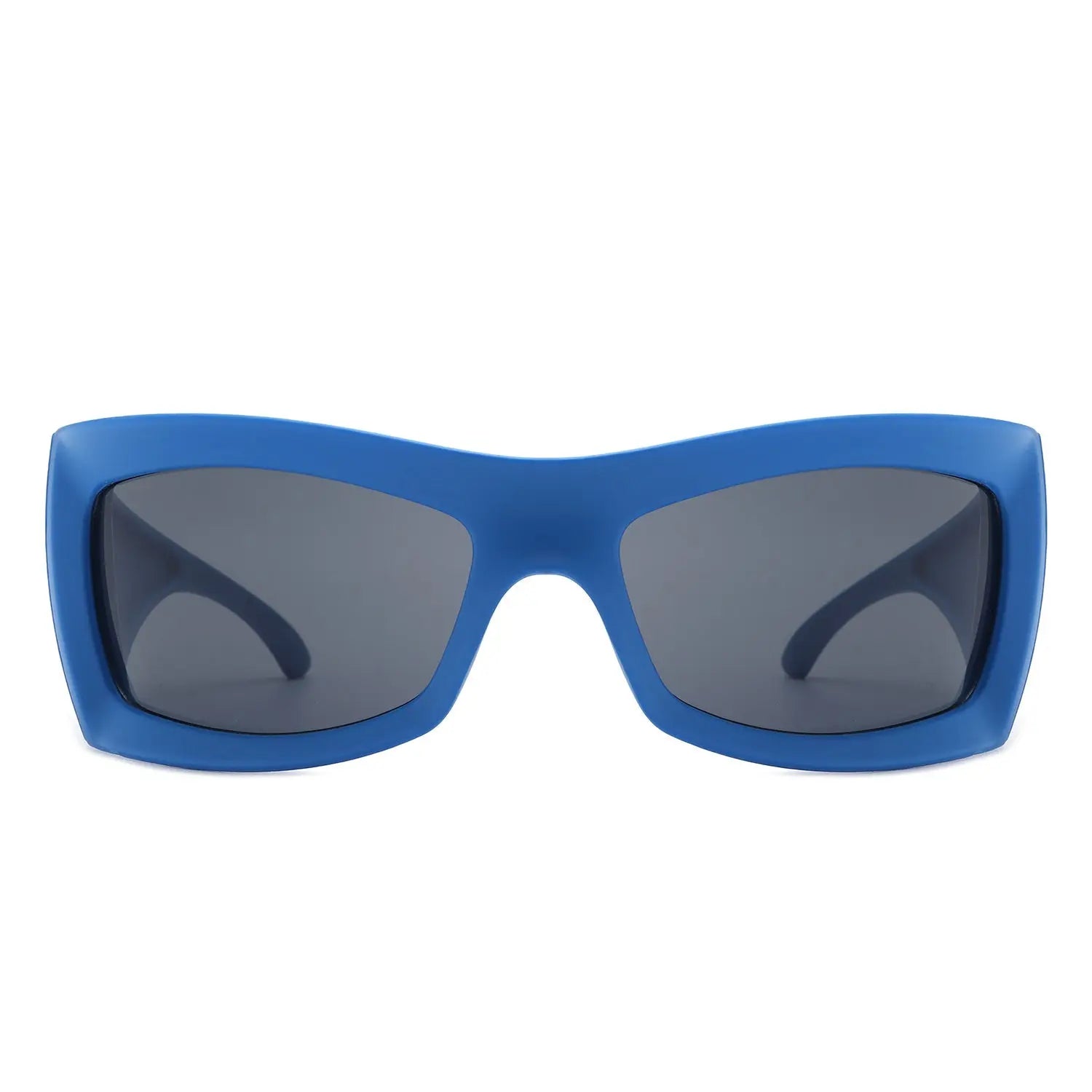 Skytalon - Retro Square Chunky Wrap Around Sunglasses Cramilo Eyewear