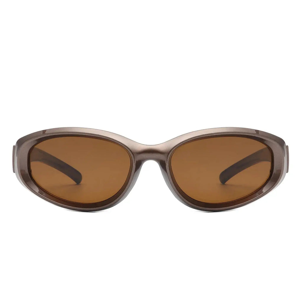 Nudge - Rectangle Retro Chic Oval Fashion Sunglasses Cramilo Eyewear - Stylish & Trendy Eyewear
