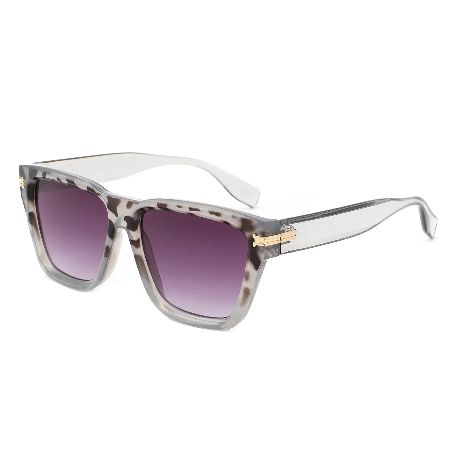 Kaflil - Chic Tinted Square Women's Fashion Sunglasses Cramilo Eyewear - Stylish Trendy Affordable Sunglasses