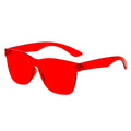 LEMOORE | Retro Flat Lens Candy Color Square Rimless Tinted Colorful Lenses Sunglasses Cramilo Eyewear