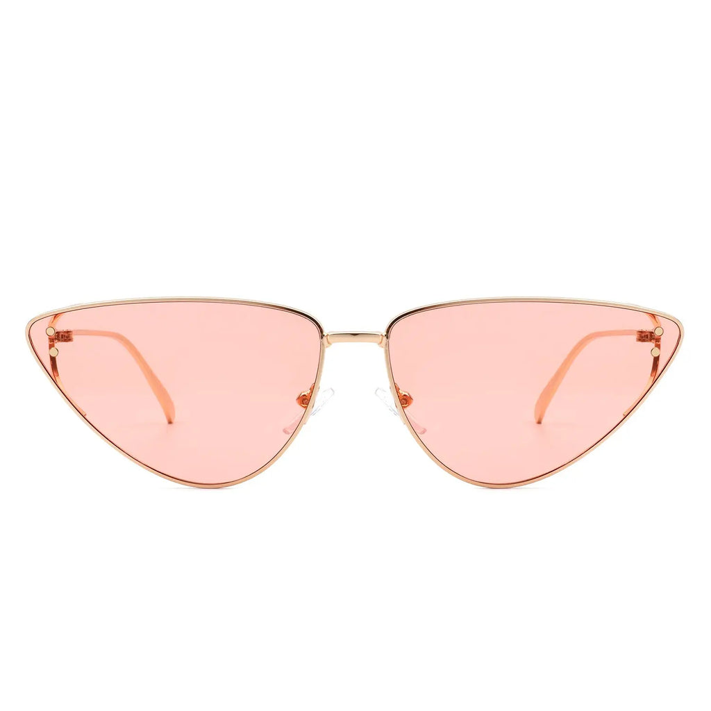 Windflow - Retro Tinted Flat Lens Fashion Cat Eye Sunglasses Cramilo Eyewear