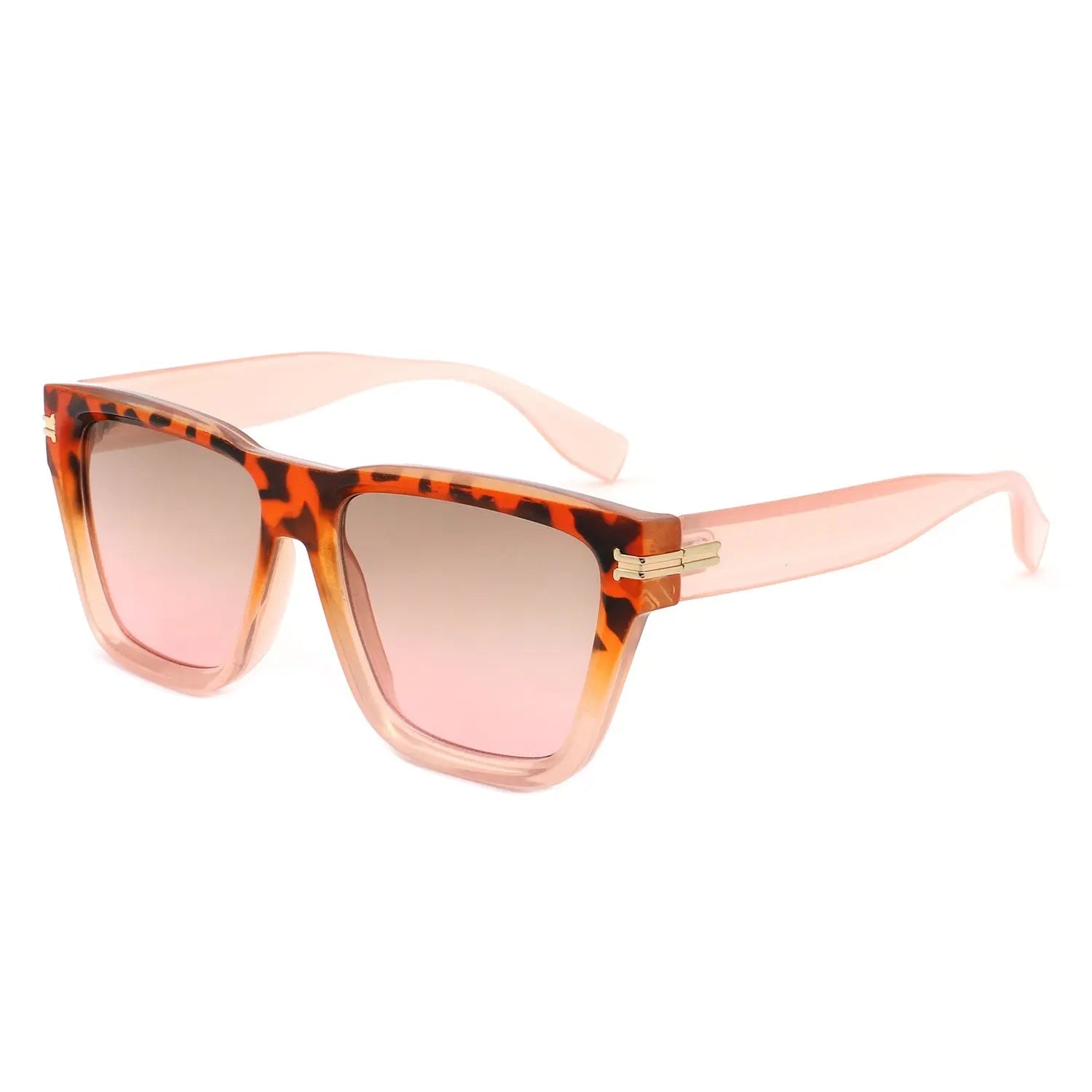 Kaflil - Chic Tinted Square Women's Fashion Sunglasses Cramilo Eyewear - Stylish Trendy Affordable Sunglasses