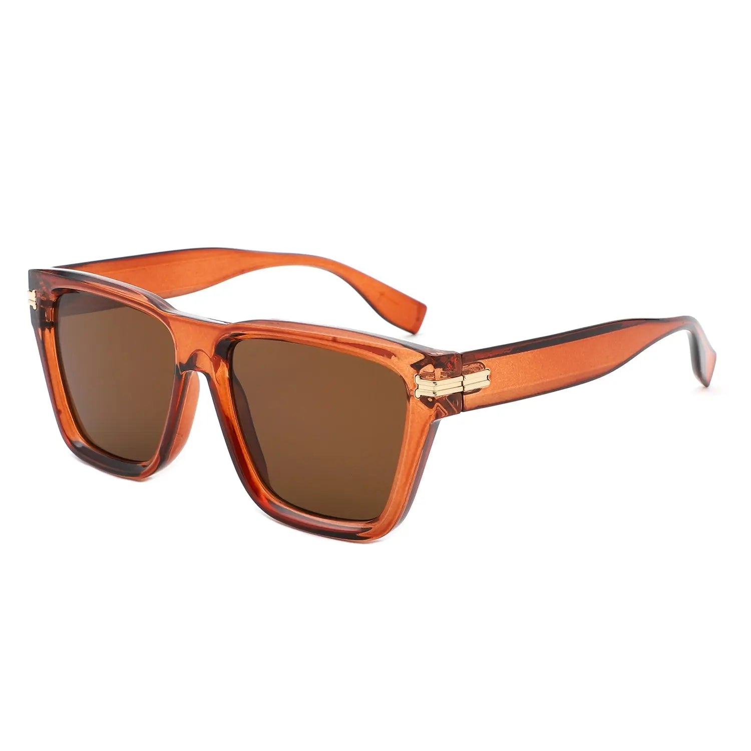 Kaflil - Chic Tinted Square Women's Fashion Sunglasses Cramilo Eyewear - Stylish Trendy Affordable Sunglasses