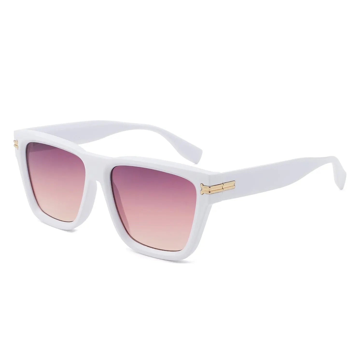 Kaflil - Chic Tinted Square Women's Fashion Sunglasses Cramilo Eyewear - Stylish Trendy Affordable Sunglasses