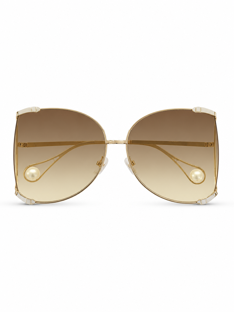 Divine Oversized Pearl Sunglasses