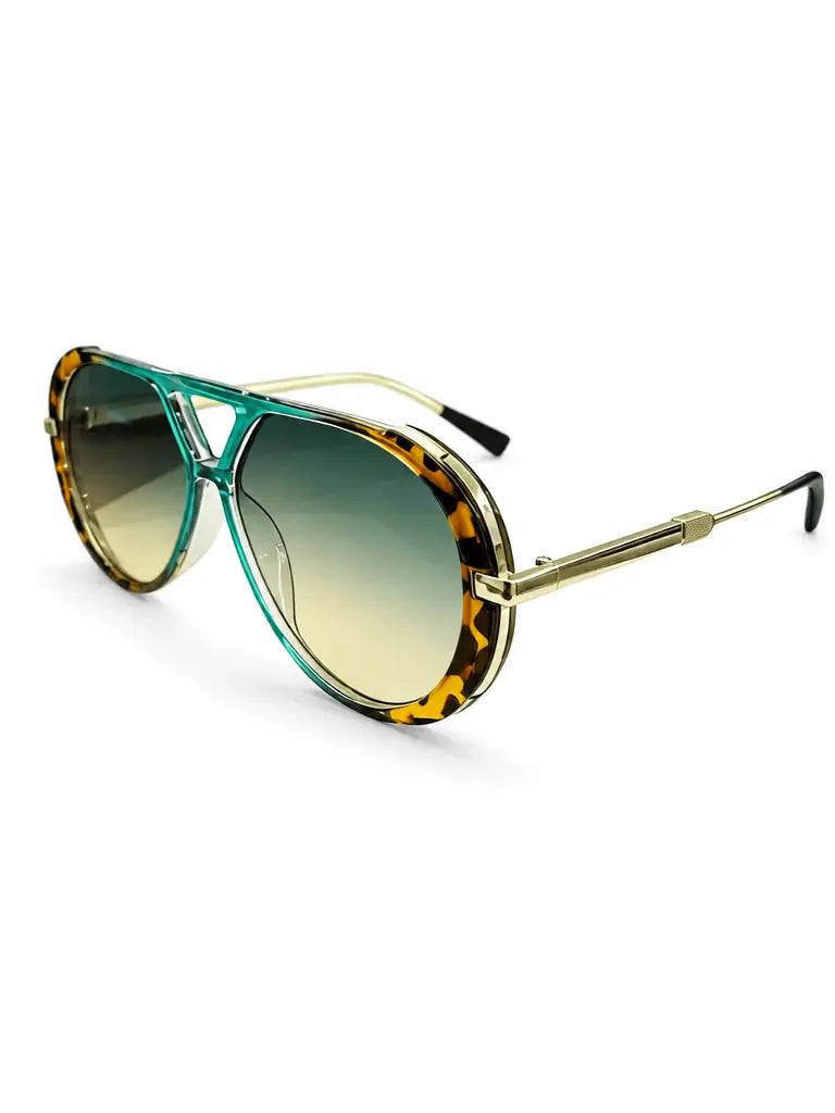 Wild Heart Oversized Vintage Sunglasses Boho Brown