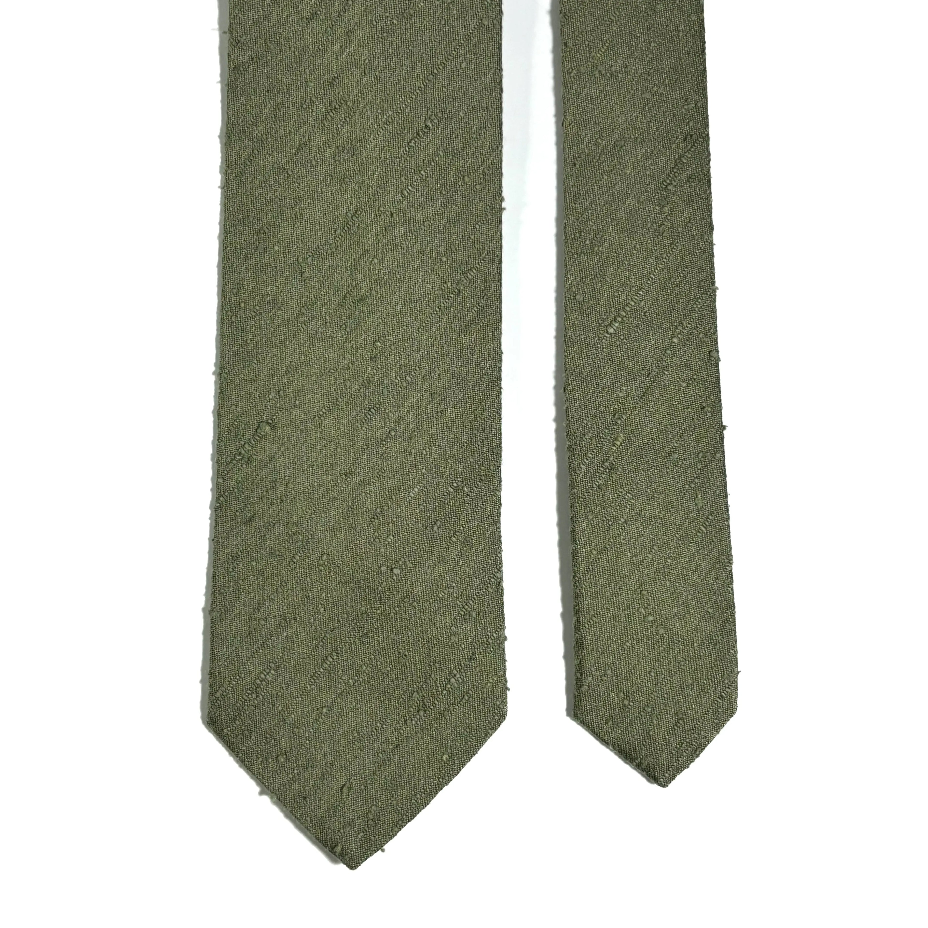 Sage Green Silk Shantung Tie Potomac Tie Company