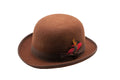 Premium Wool Derby Hat - Brown Ferrecci