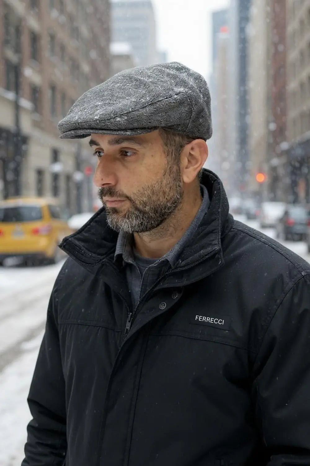 Classic Premium Wool Grey Ivy Hat FERRECCI