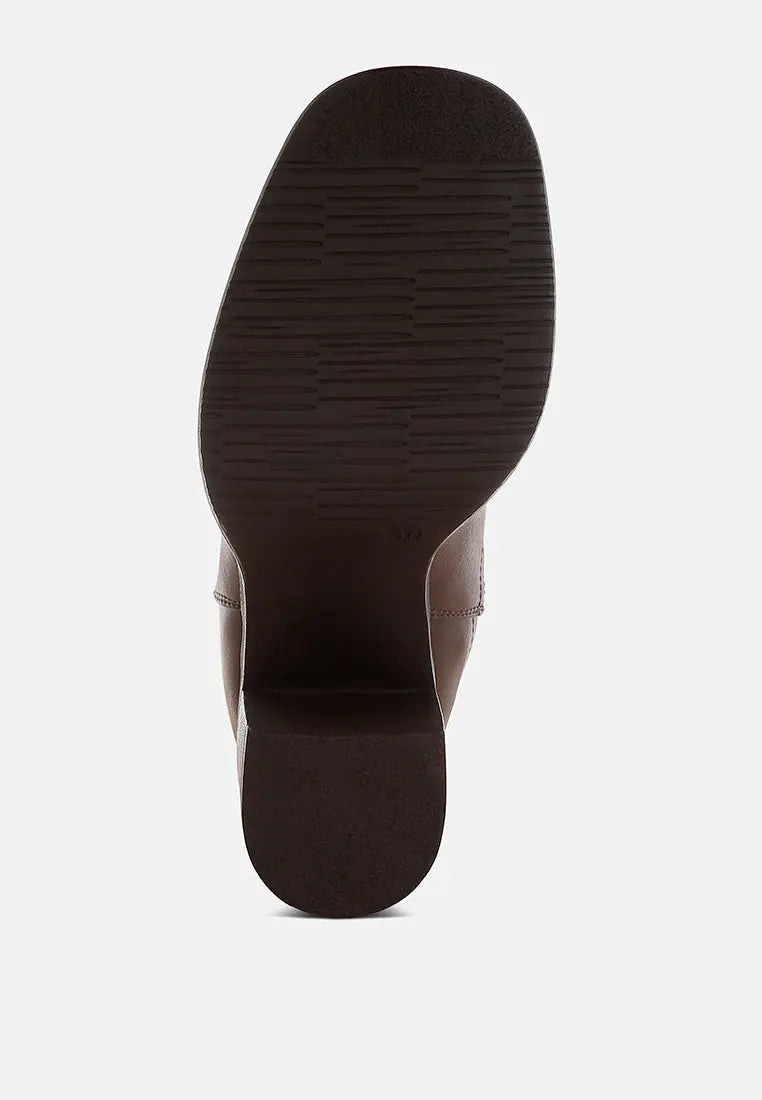 Scuala Faux Leather Chelsea Boots London Rag