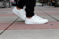 Retro Low Top All White Casual Summer Sneaker SB Canvas Shoes Unisex Size Fear0