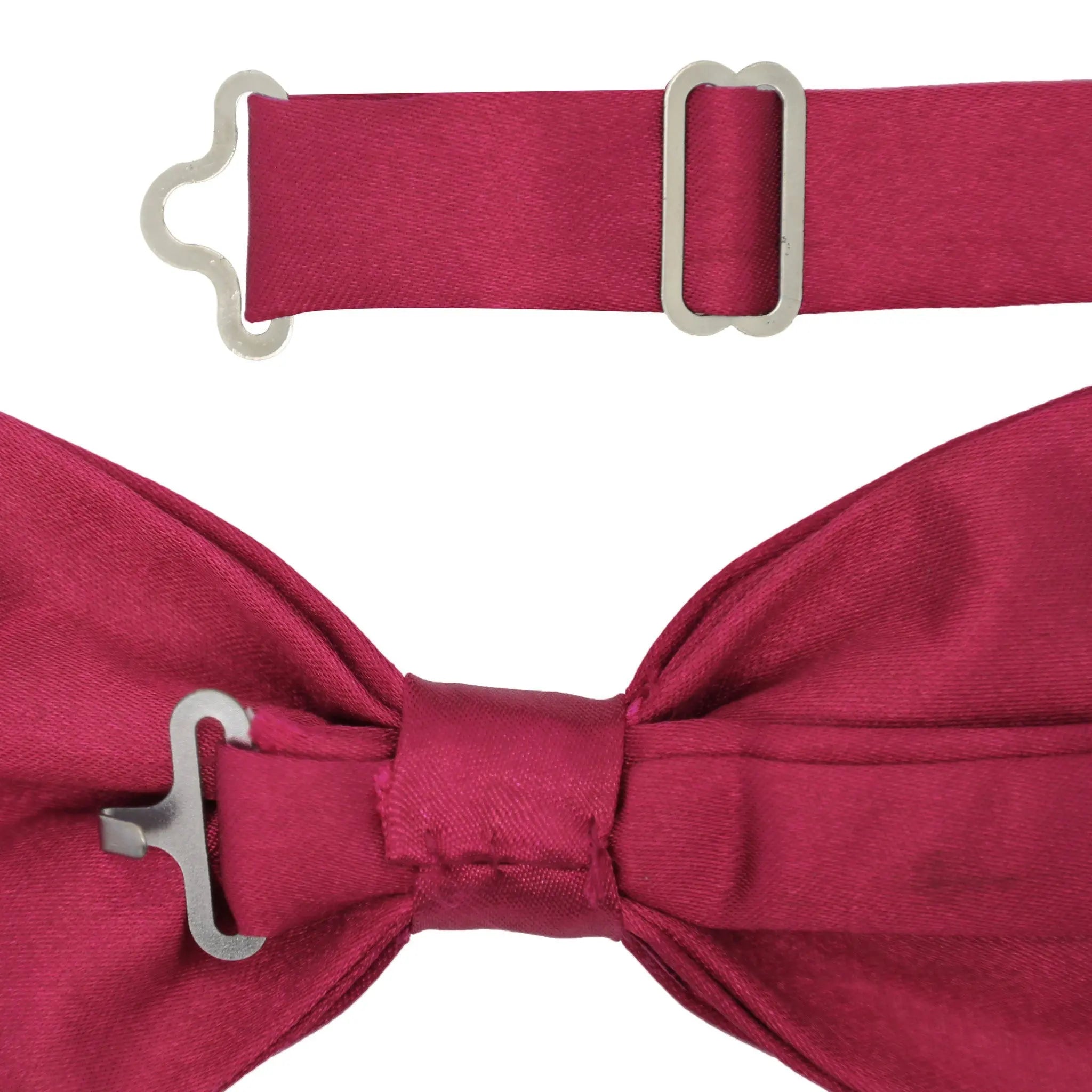 Gia Burgundy Satine Adjustable Bowtie Shopify